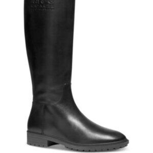 COACH Womens Fynn Wide-Calf Riding Black 5.5M